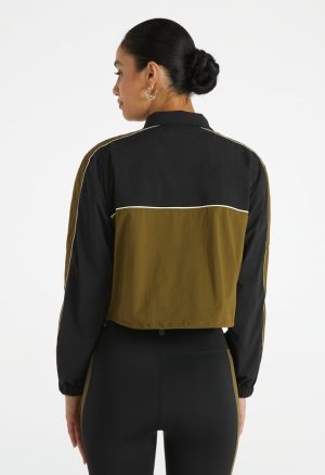 Cropped Windbreaker Jacket