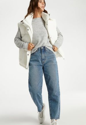 Noah High Rise Ankle Barrel Leg Jeans