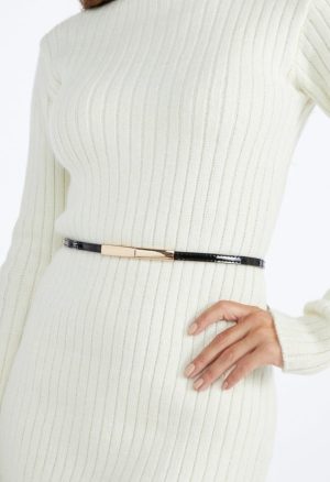 2-Pack Elia Adjustable Belts With Smooth Fine Metal Buckle