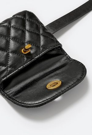 Indy Quilted Faux Leather Belt Purse