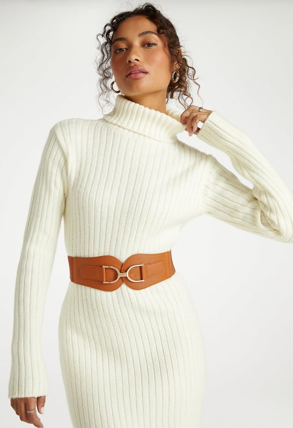 Bray Horse Bit Detail Elastic Waist Belt