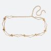 Kali Organic Linked Metallic Bead Chain Belt