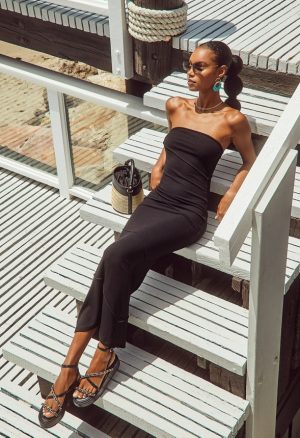 Tummy Tamer Ribbed Tube Dress