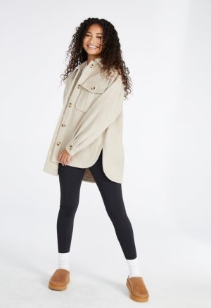 Wool Blend Boyfriend Shacket