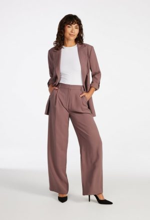 Tailored Rolled Sleeve Blazer