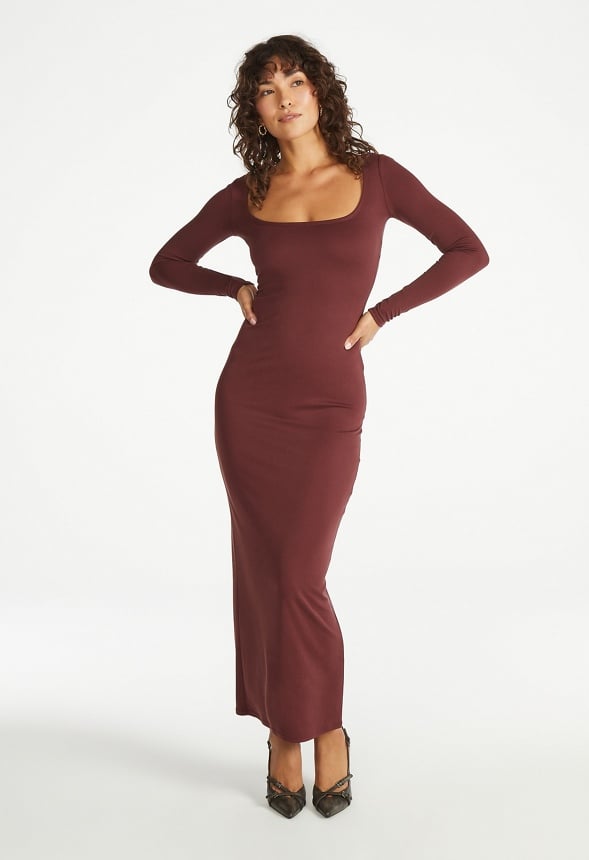 Long Sleeve Knit Dress