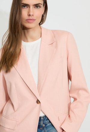Linen Boyfriend Blazer