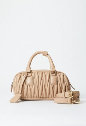 Mini Pleated Bowling Bag