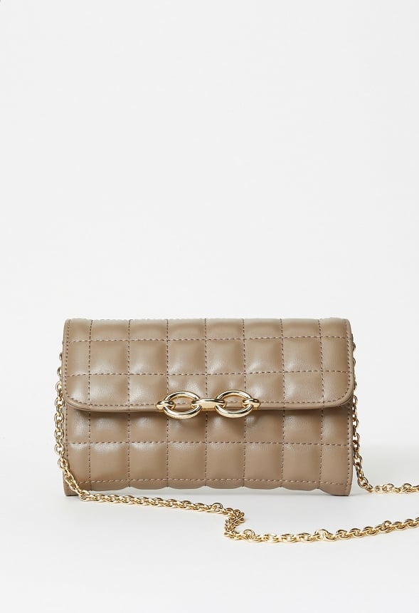 Quilted Chain Strap Crossbody