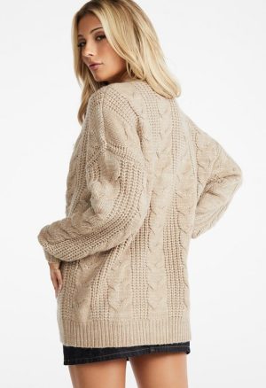 Cable Boyfriend Cardigan