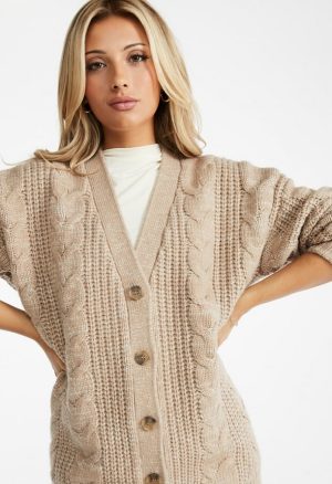Cable Boyfriend Cardigan