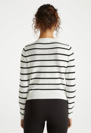 Cropped Fine Knit Cardigan