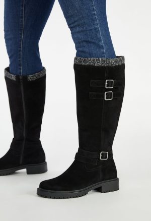 Noel Buckle Detailed Tall Boot