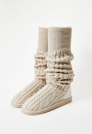 Brittany Knit Sock Fuzzie