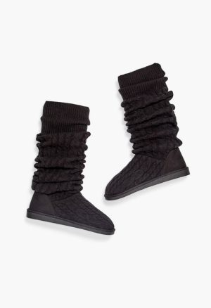 Brittany Knit Sock Fuzzie