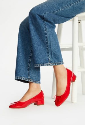 Madelaine Block Heeled Pump