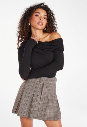 Long Sleeve Off The Shoulder Top