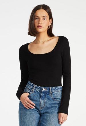 Seamless Long Sleeve Ribbed Bodysuit