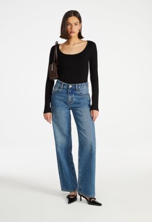 Seamless Long Sleeve Ribbed Bodysuit