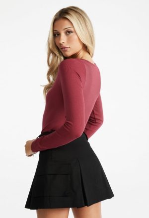 Seamless Long Sleeve Ribbed Bodysuit