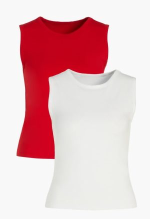 2-Pack Muscle Crop Tank