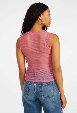 Lace Tie Front Tank