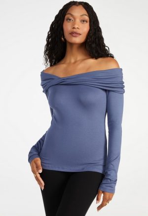 Twist Off The Shoulder Top