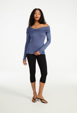 Twist Off The Shoulder Top