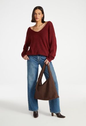 Oversized V-Neck Sweater