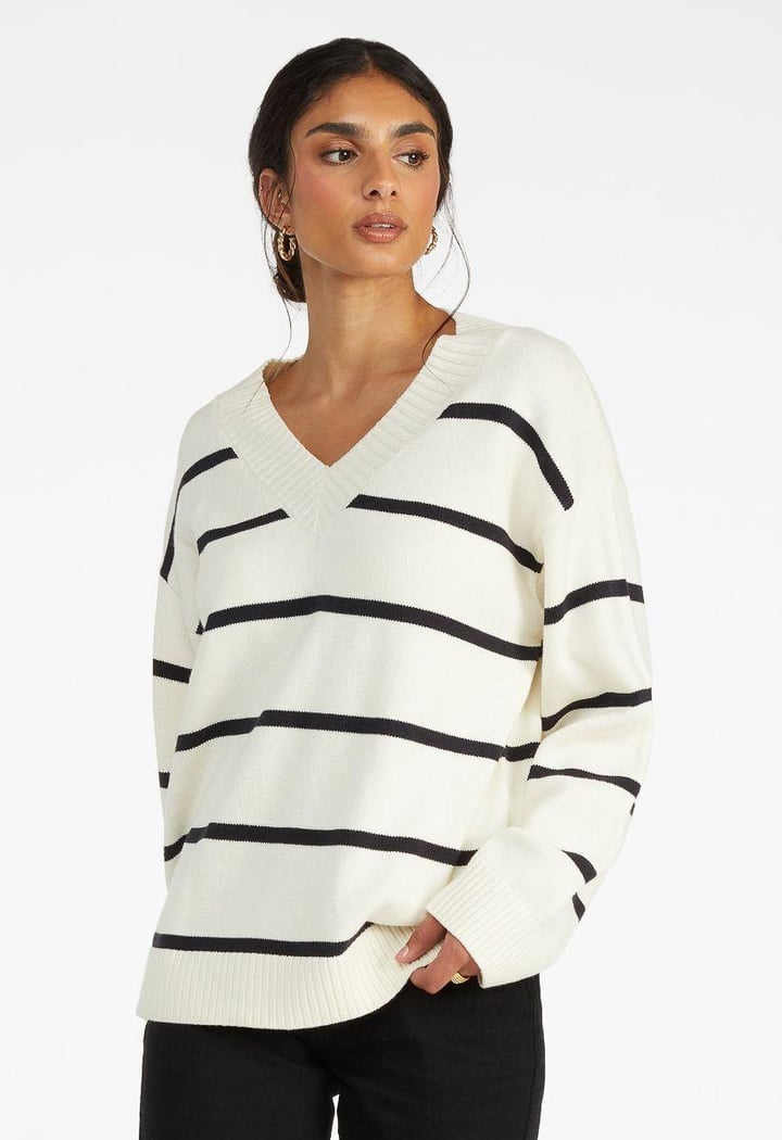 Oversized V-Neck Sweater