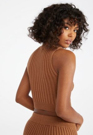 Cropped Sweater Tank