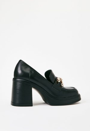 Daria Block Heeled Loafer Pump