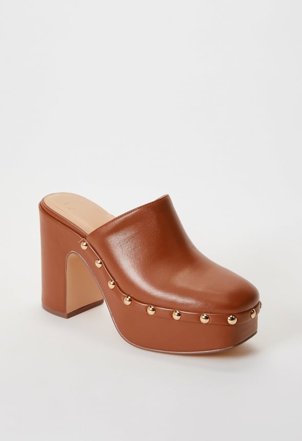 Imara Block Heeled Platform Pump