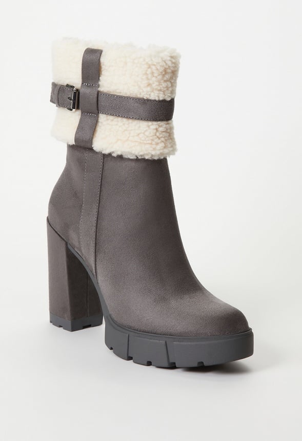 Melania Block Heeled Bootie