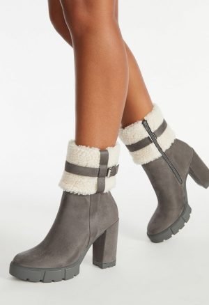 Melania Block Heeled Bootie