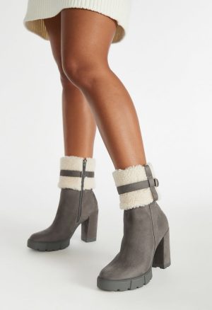 Melania Block Heeled Bootie