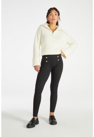 High Rise Ponte Pant