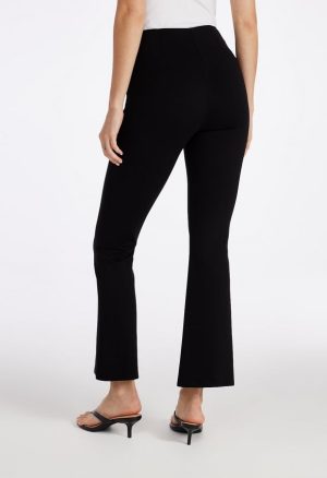 Slim Straight Split Front Leggings