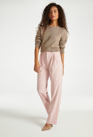 Longline Straight Leg Trousers