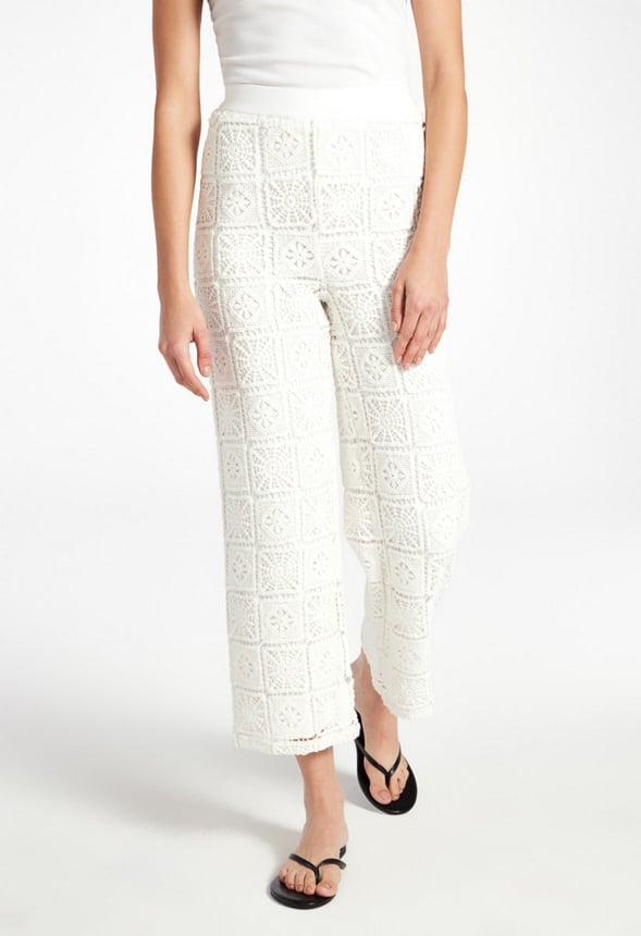 Crochet Cropped Pants