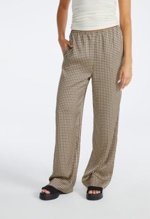 Satin Wide Leg Pants