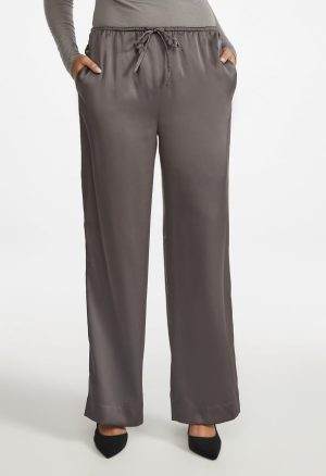 Satin Wide Leg Pants