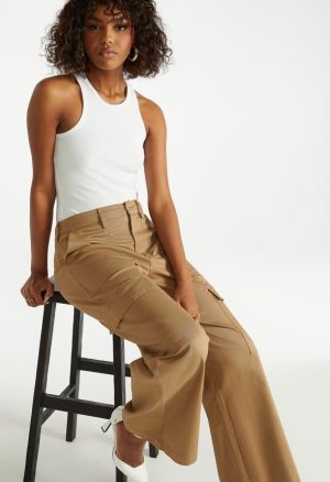 Utility Wide Leg Cargo Pants