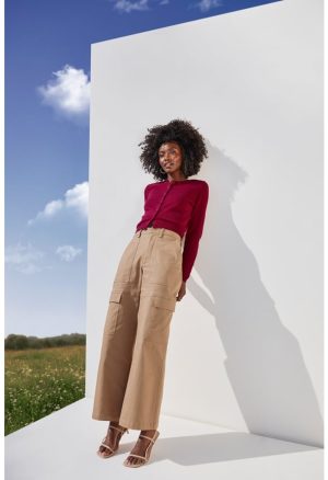 Utility Wide Leg Cargo Pants