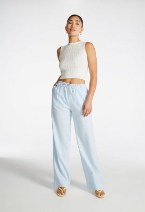 Linen Wide Leg Pants