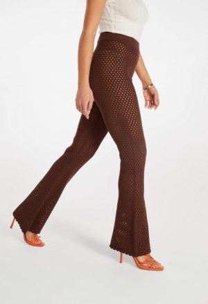 Crochet Mini Boot Cut Pants