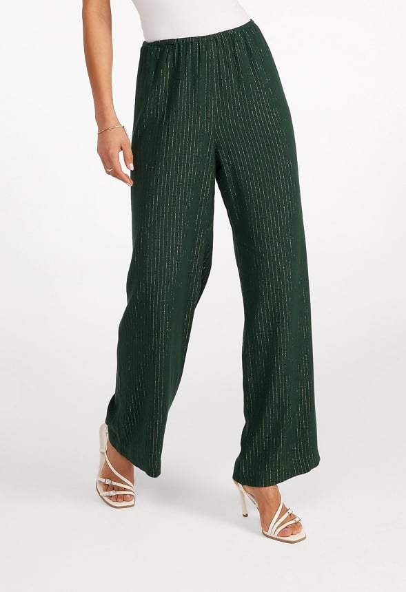 Stripe Wide Leg Pants