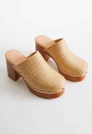 Penelope Block Heeled Mule