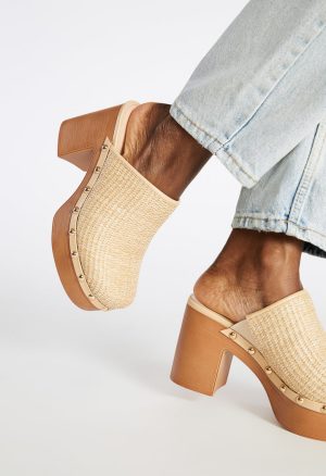 Penelope Block Heeled Mule