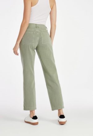Avery Seamed Cargo Straight Leg Jeans
